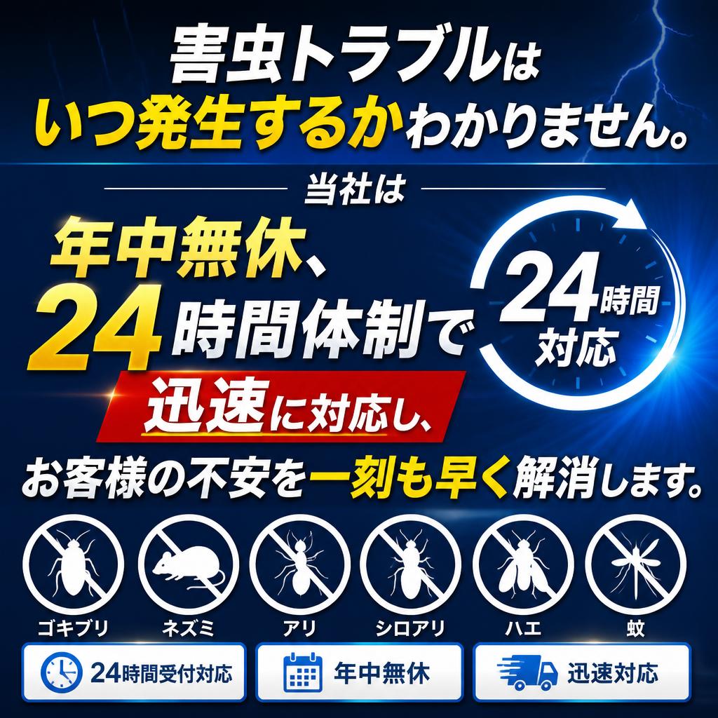 迅速対応で安心を提供