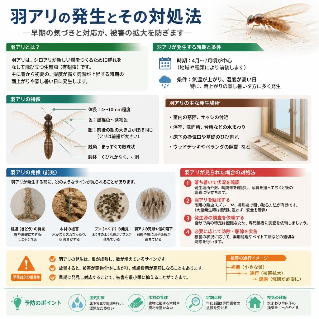 羽アリが発生したら