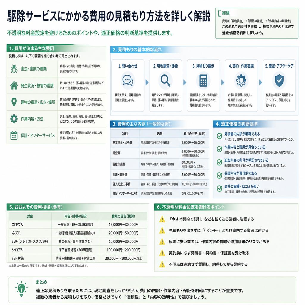 透明で安心な費用見積もりの方法