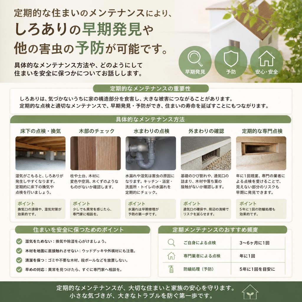 住まいのメンテナンスが重要な理由
