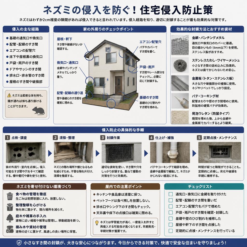住宅侵入防止のために必要な対策