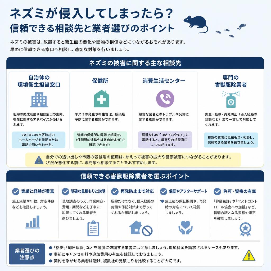 トラブル発生時の相談窓口とは？