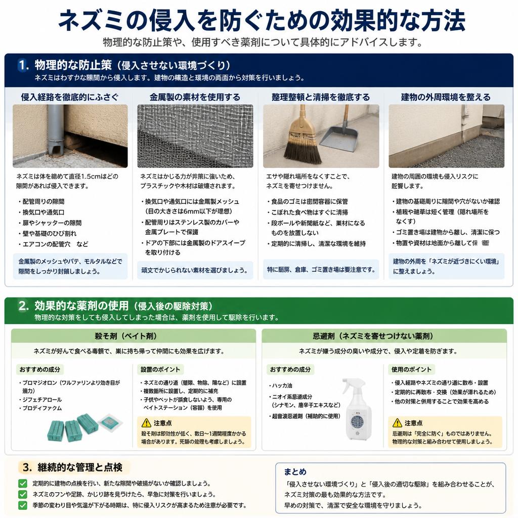 侵入経路の対策方法