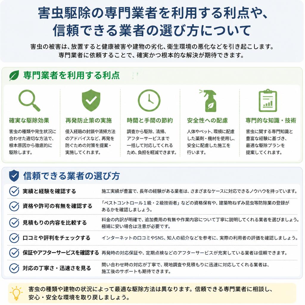 4. 専門業者に依頼するメリット