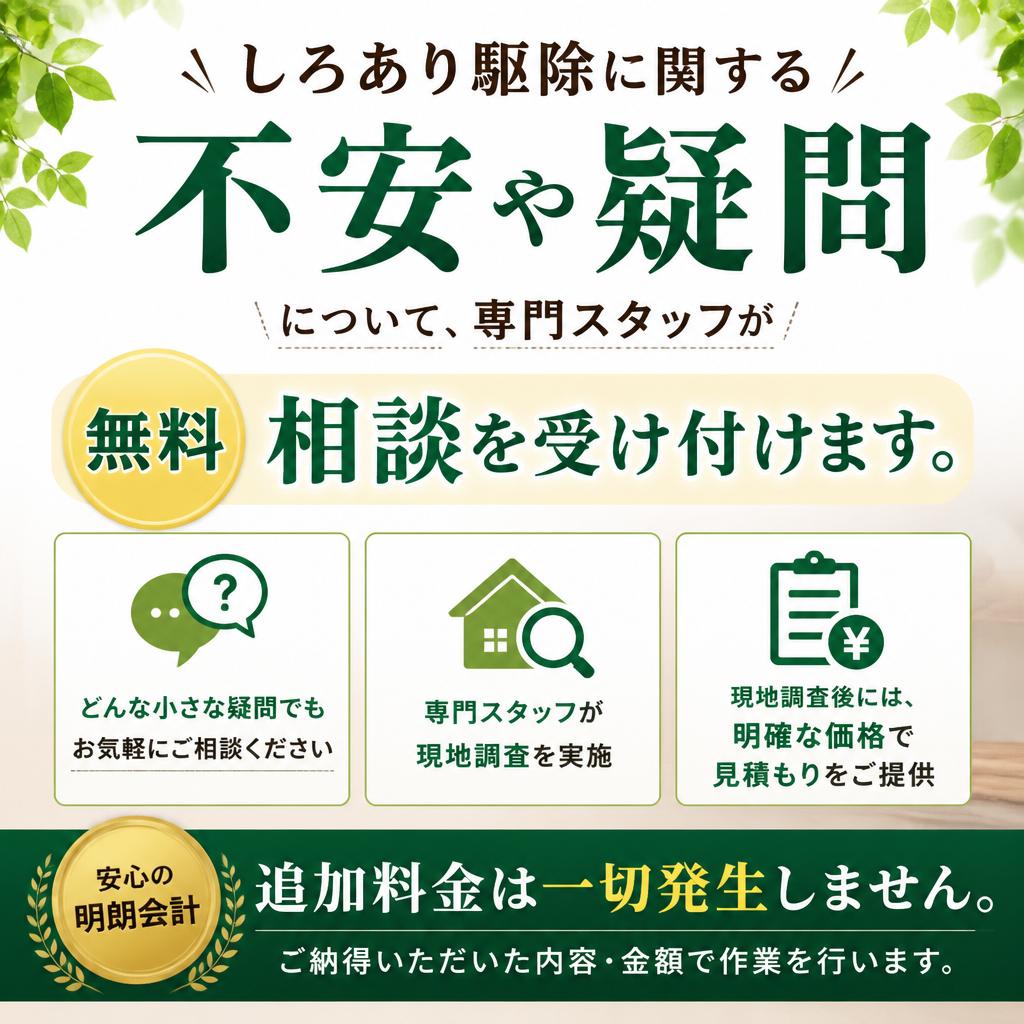 無料の見積もりと相談窓口