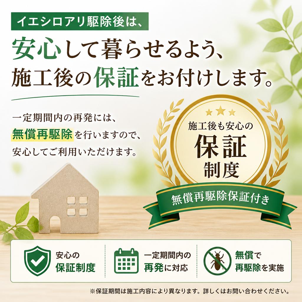施工後の安心保障