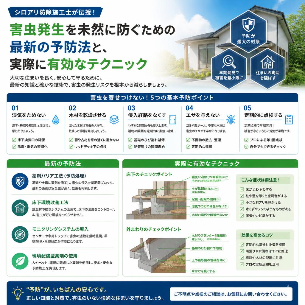 最新の害虫予防法