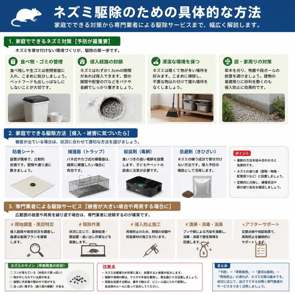 効果的な駆除方法とは？