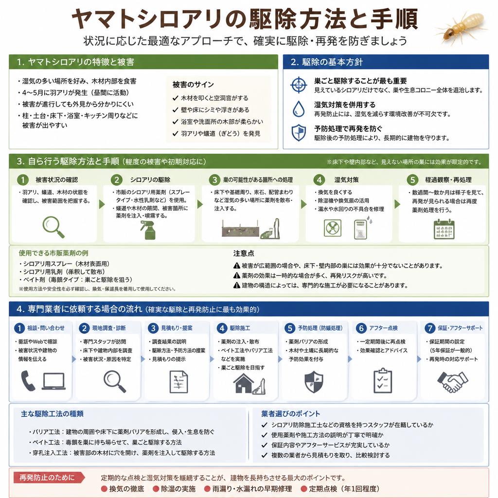 効果的な駆除法とその手順