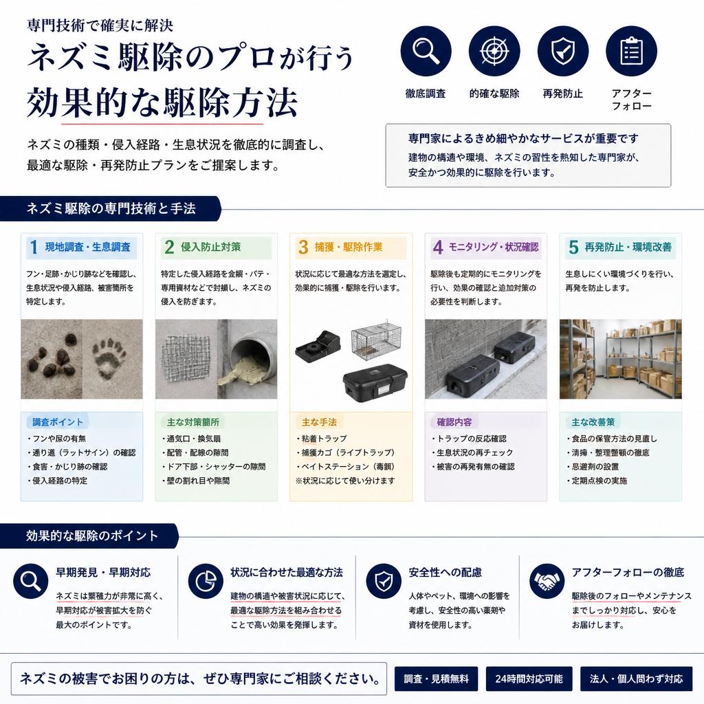 専門家による駆除方法