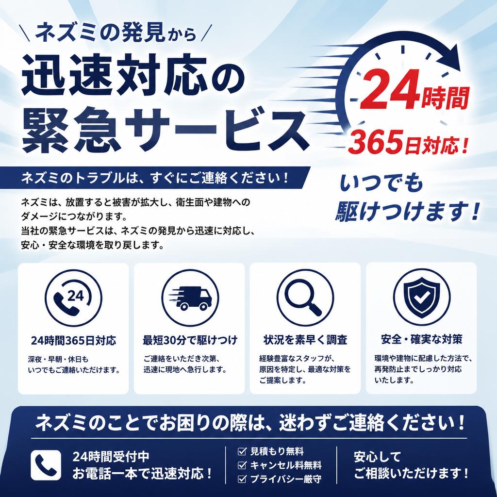 緊急対応サービスのご案内
