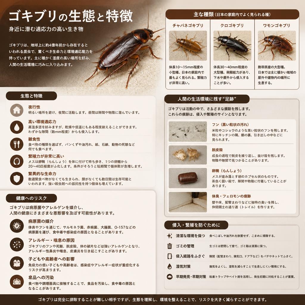 ゴキブリとは？