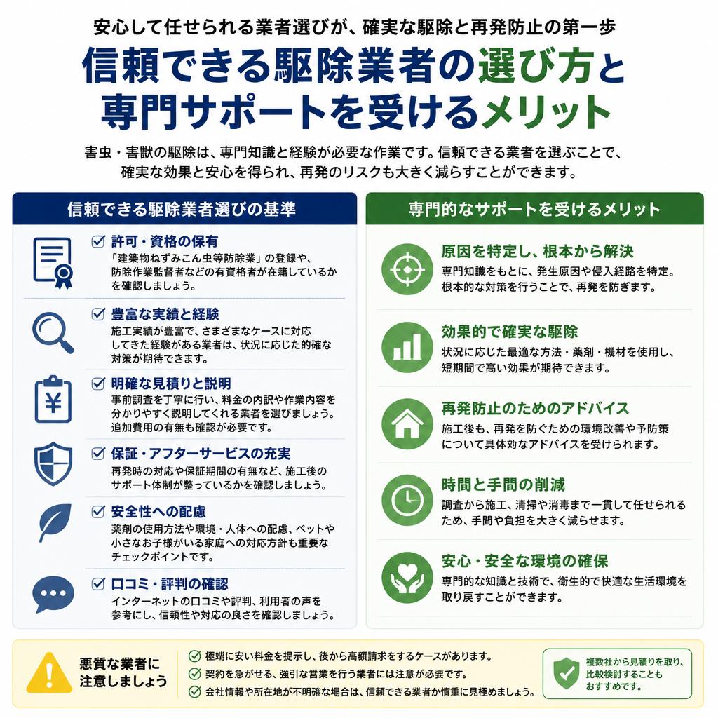 業者選びのポイントと導入のメリット