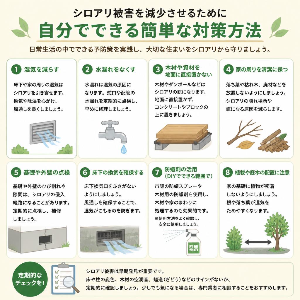自分でできるシロアリ対策