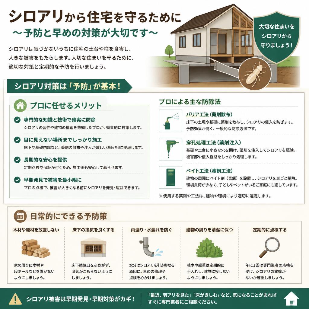 効果的なシロアリ対策