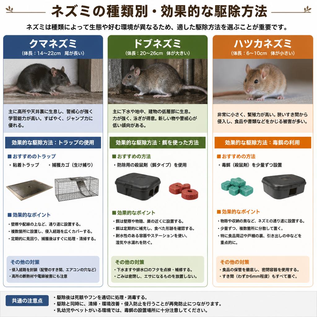 効果的な駆除方法
