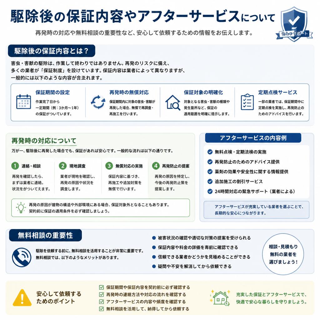 4. 保証内容とアフターサービス