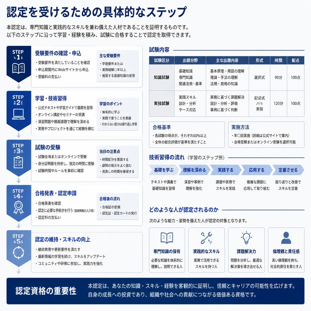 2. 認定防除士の資格取得プロセス