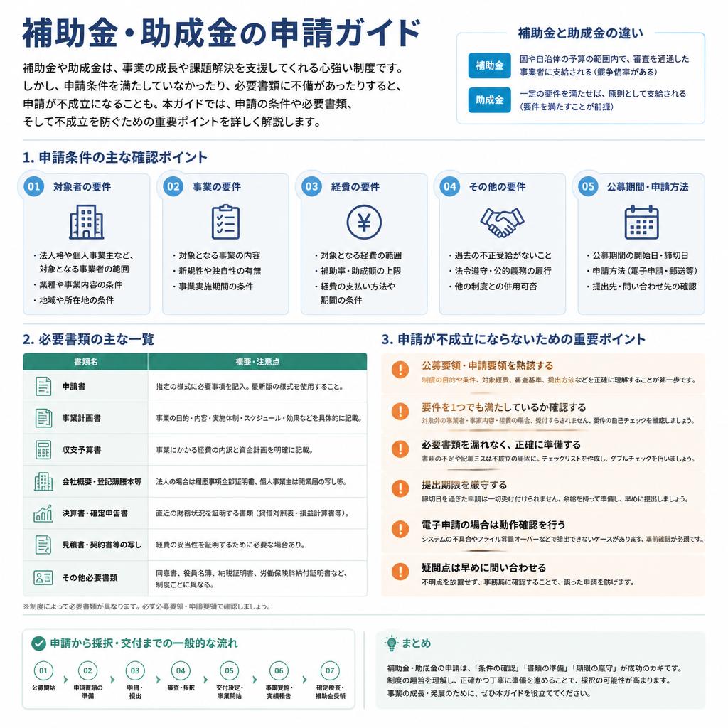 申請の条件とは？