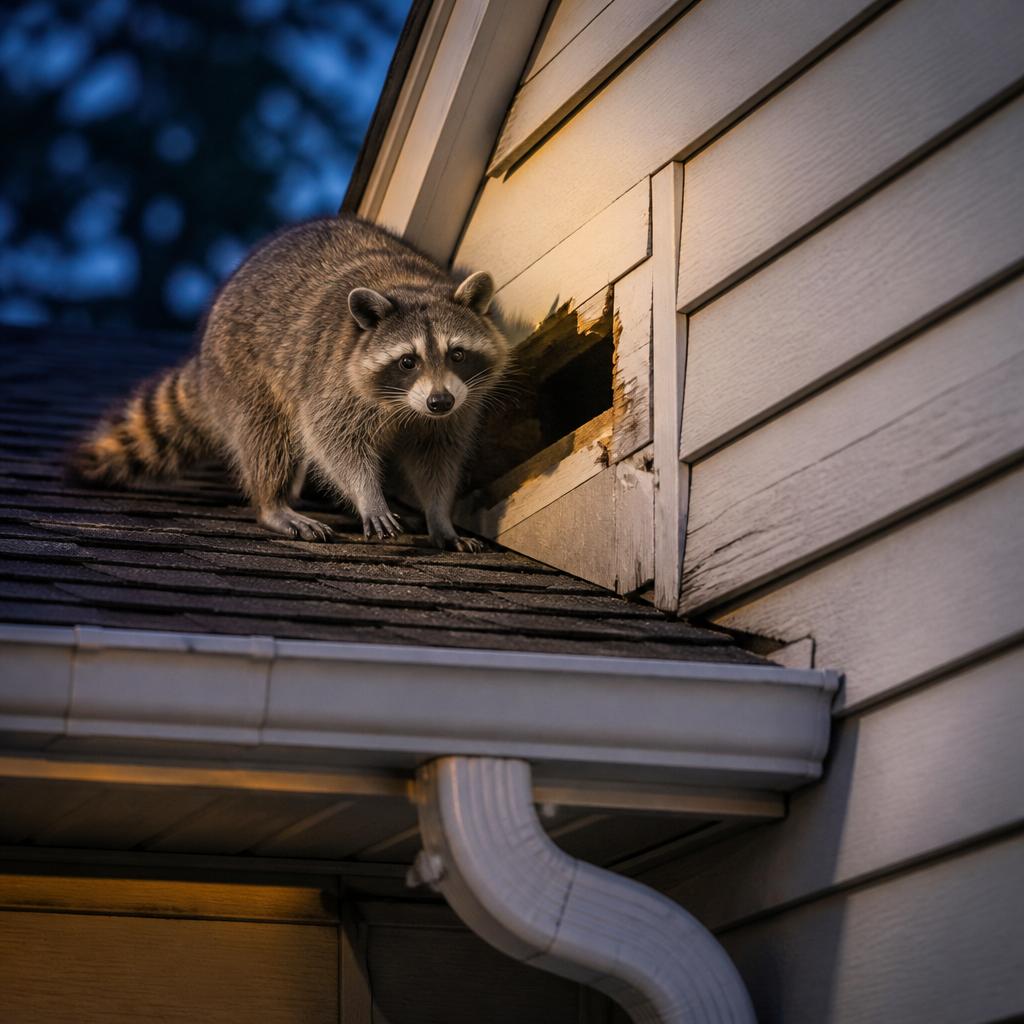 アライグマ対策はお早めに！家屋被害を未然に防ぎましょう！